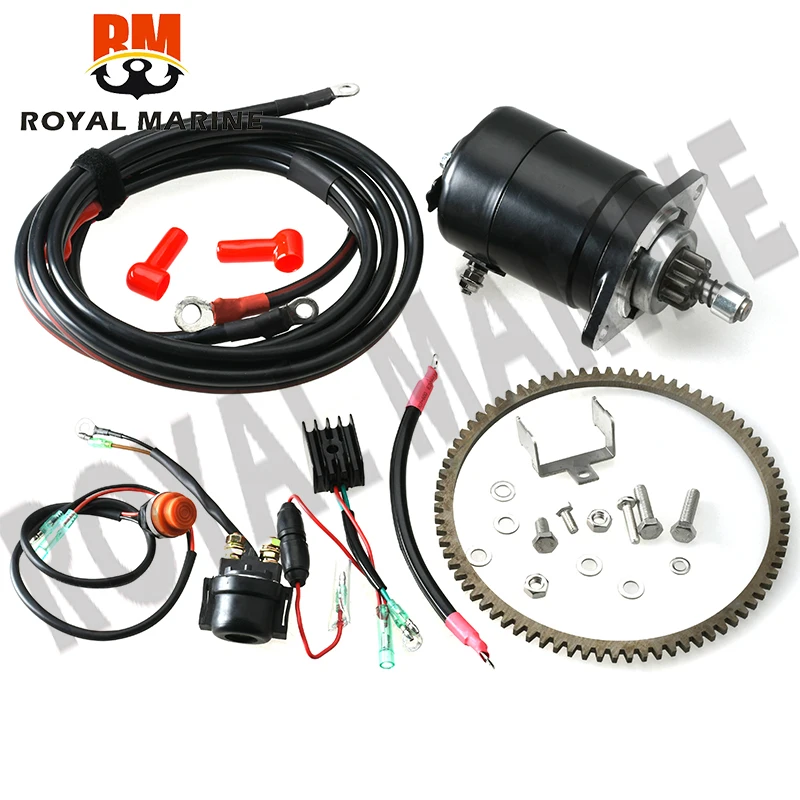 ELECTRIC START CONVERSION KIT FOR TOHATSU M25 M30 & MORE 2 STROKE 25HP