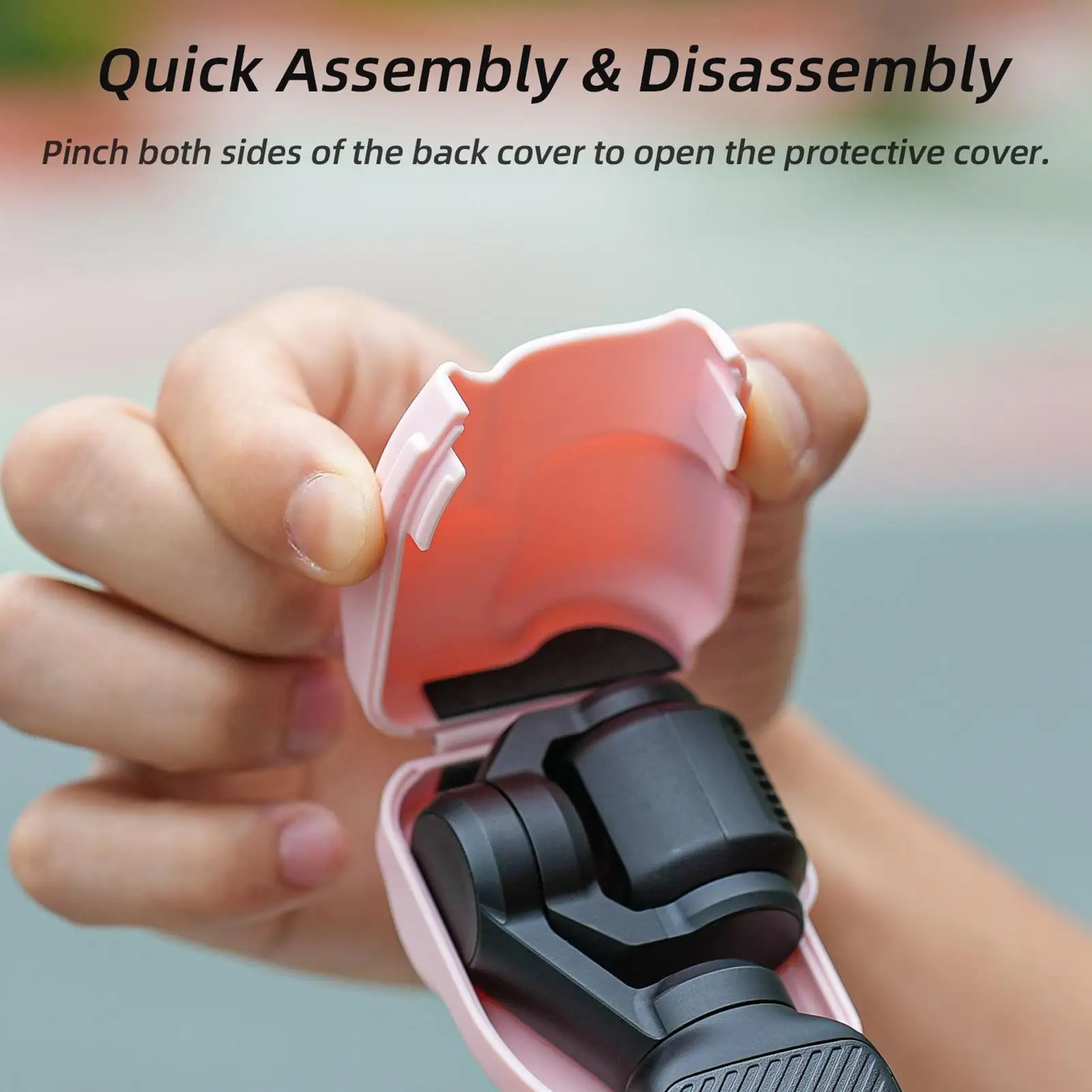 For Osmo Pocket 3 Lens Case Screen Guard Protective Cover Photo Supplies For Telephoto Men Women Sports Climbing Picnic Hiking