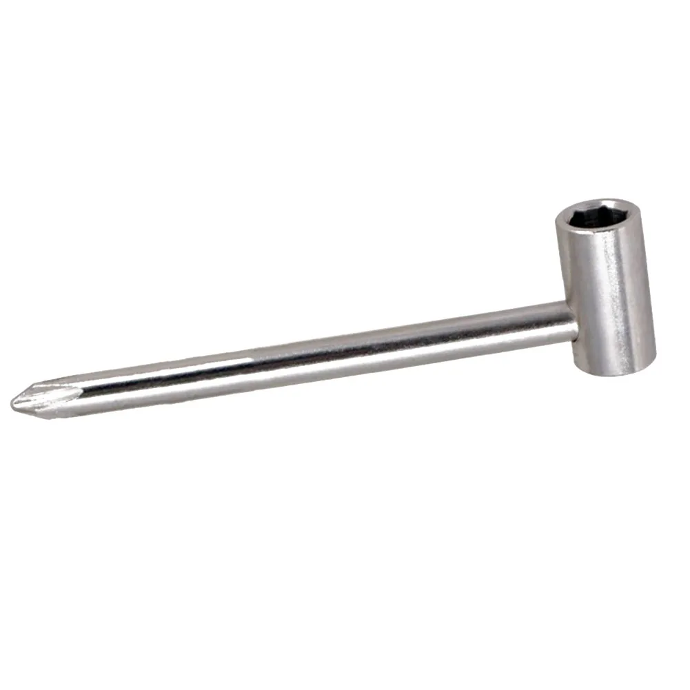3PCS Gitarre Halsstab Einstellschlüssel 6,35/7/8mm Metall Innensechskant Akustische Gitarre Halsstab Spanner reparatur Werkzeuge – Detail 9