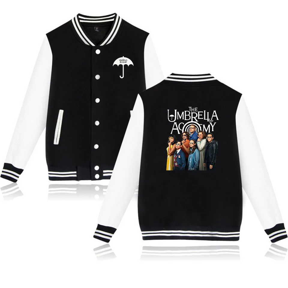 The Umbrella Academy Baseball Jacket Men Women Jacket Harajuku Baseball Jacket Boys Girls Sweatshirts Jackets the walking dead baseball jacket men women jacket harajuku baseball jacket boys girls sweatshirts jackets