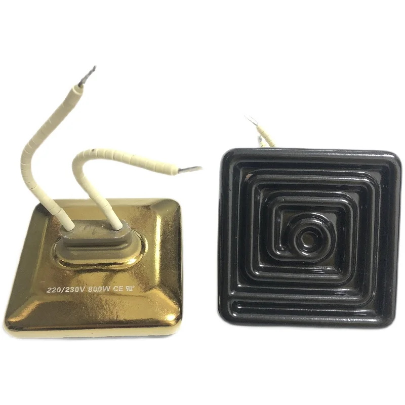 

100*100MM Ceramic Heating Plate Blister Machine Electric Heating Plate Buried Heating Sheet Far Infrared Ceramic Heating Brick