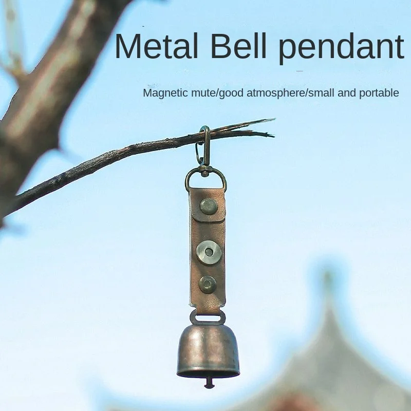 

Outdoor Escape Bear Bell Camping Atmosphere Wind Chimes Pendant Accessories Keychain Hiking Reminder Bell Pet Collar Bell