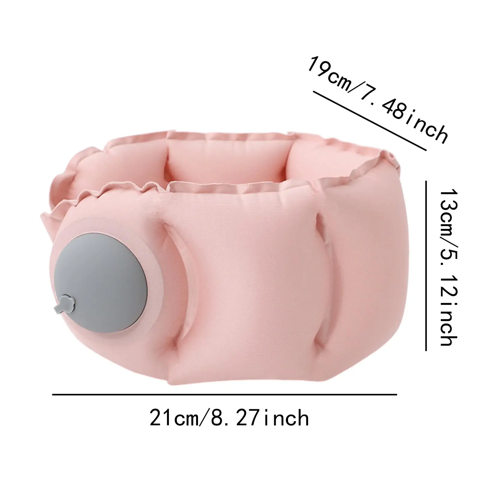 Inflatable Travel Pillow Adjustable Neck Pillow for Airplane Travel Car Home