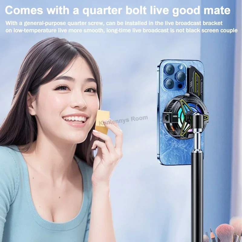 X151 Mobile Phone Semiconductor Powerful Game Cooler Extended Thermal Conductive Plate for Live Streaming Cooling Radiator