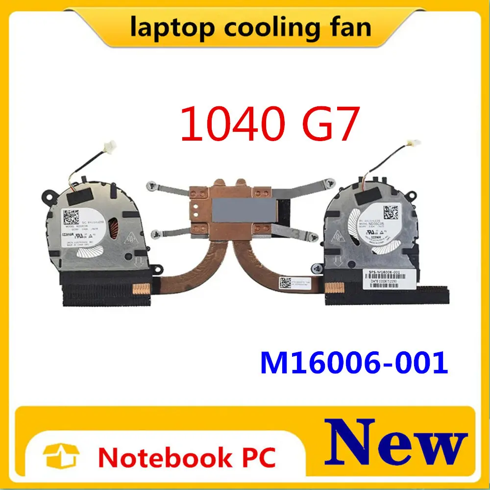 New laptop CPU cooling fan for HP 1040 G7 1040G7 M16006-001 heatsink radiator DC5V