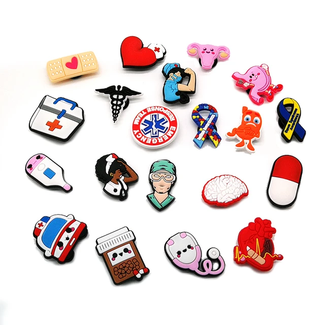  25  50PCS Medical Shoes Decoration Charms fits for