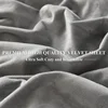 Thick Velvet Fitted Sheet and Pillowcase 3 Pieces Set High Quality Non Slip Mattress Cover Protector Soft Bed Sheet Pillow Case 3