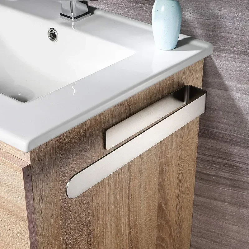 Self-Adhesive Stainless Steel Hand Towel Ring for Bathroom and Kitchen