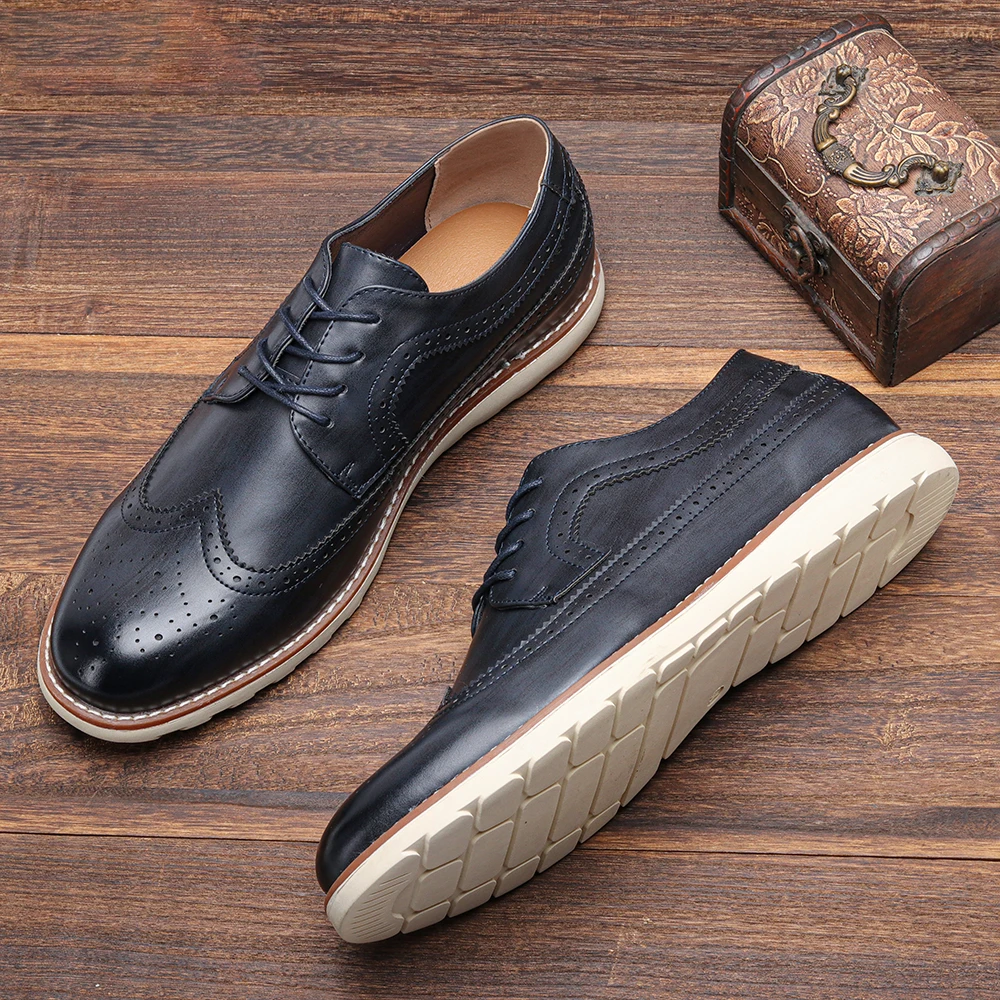 Casual Men Shoes Brand.7-12-Brogue-Men-Shoes-Brand-2023-Comfortable-Fashion-Luxury-Casual ...