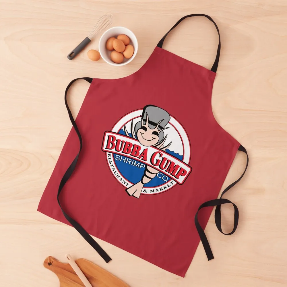 

Bubba Gump Shrimp Resto Apron christmas decoration Woman Kitchens custom women's kitchen Things For The Kitchen Apron
