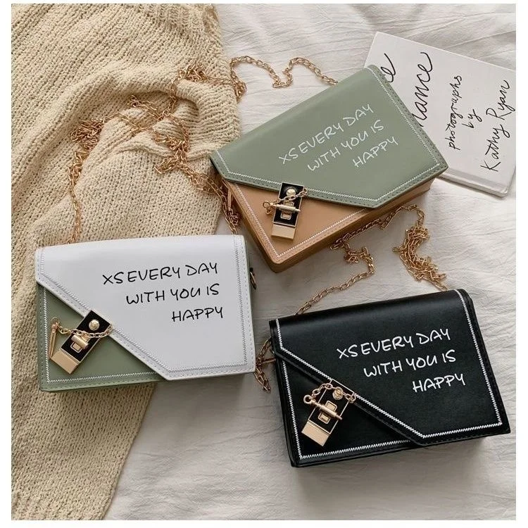 Bag For Women 2023 New Chain Crossbody Bag Versatile Fashion Small Square Bag Simple One Shoulder Bag Clutch Mobile Bag