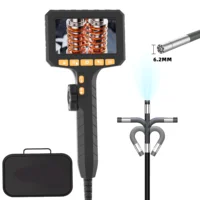 HD Two-Way Rotary 360 ° Industrial Piping Endoscope Camera Borescope Inspection with 4.3Inch IPS for Automotive Inspection