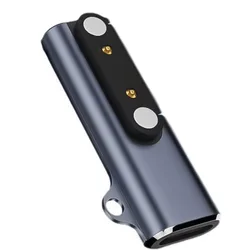 Magnetic Charging Adapter for USB C to Smart Watch and Bone Conduction Headphones (Type - C to 2 Pin)