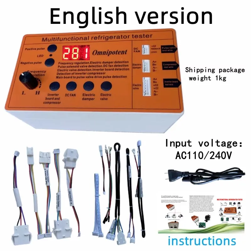 English Version Refrigerator Inverter Board Compressor Solenoid Valve Fan Air Do