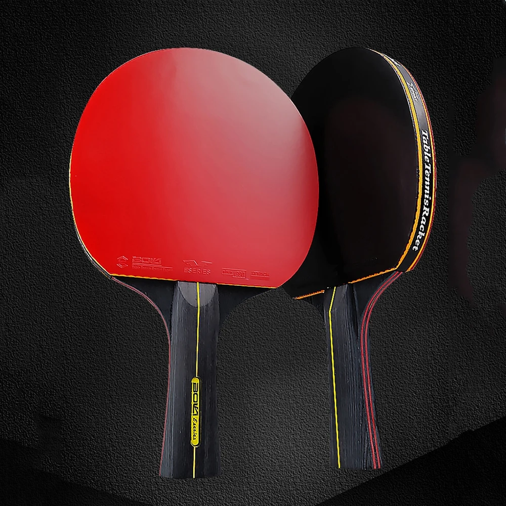 2PCS-Professional-6-Star-Table-Tennis-Racket-Ping-Pong-Racket-Set ...