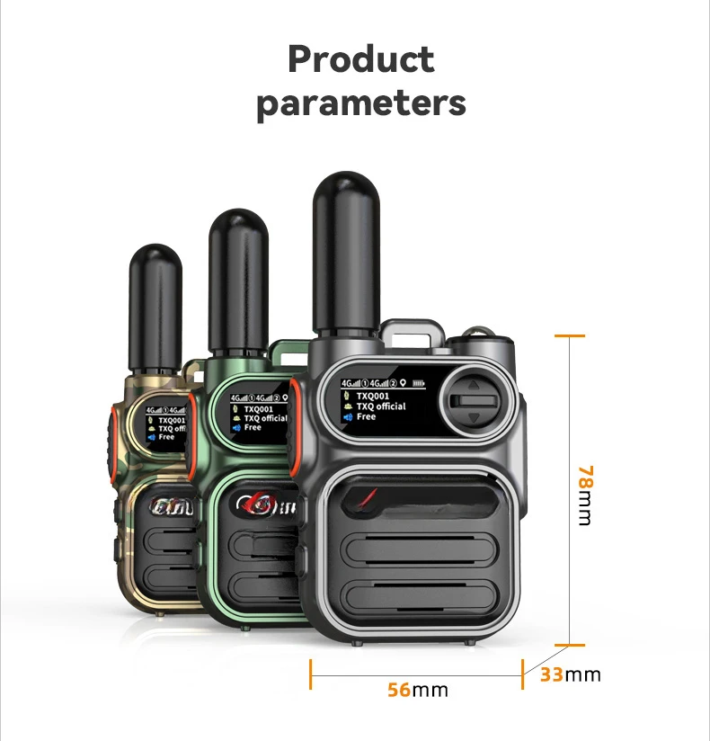 무선 글로벌 Ptt SIM 카드, 일반 5000KM 핸드헬드 워키토키, 양방향 라디오, 72 개국 무제한 1 년 데이터 플랜