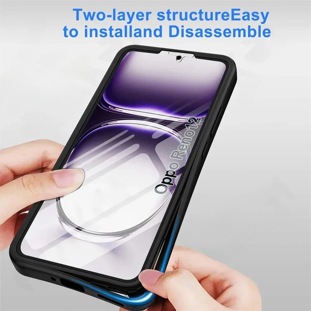 Sleek 3-in-1 360° Full Protection Acrylic + TPU Phone Case