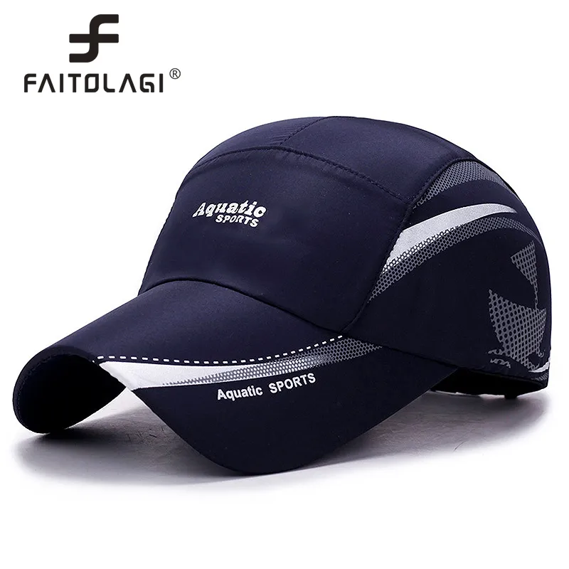 FAITOLAGI Outdoor Golf Fishing Hats for Men Quick Dry Waterproof Trucker Hat Women Baseball Cap Adjustable Sport Summer Sun Hats 1