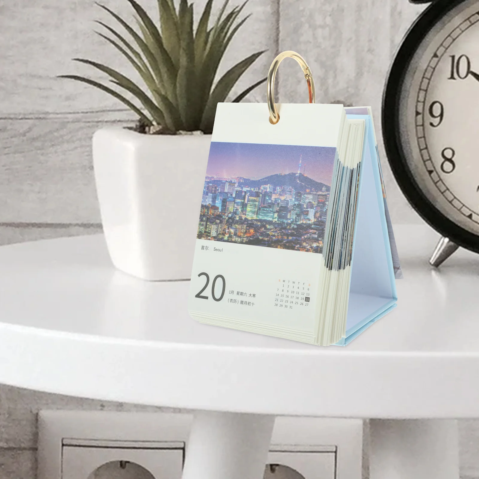 

Noting Desktop Calendar Decorative Standing Calendar Household Standing Calendar