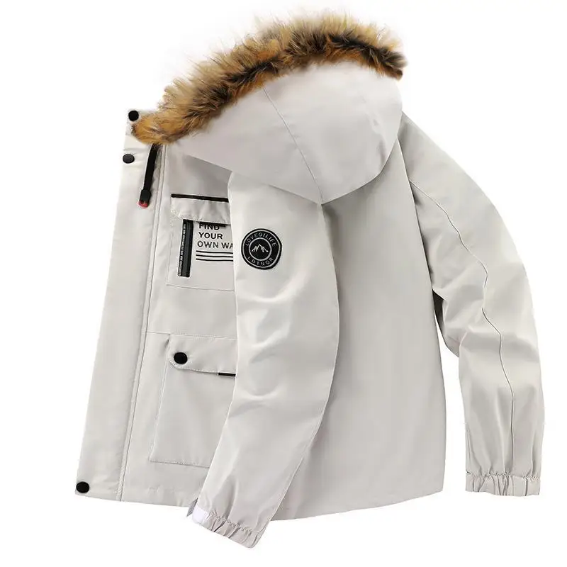 Men's Plus Size Large Coat for Cold Jackets Winter High Quality Clothing Parkas Parka Hood Anorak Feather Coats Man Social Male