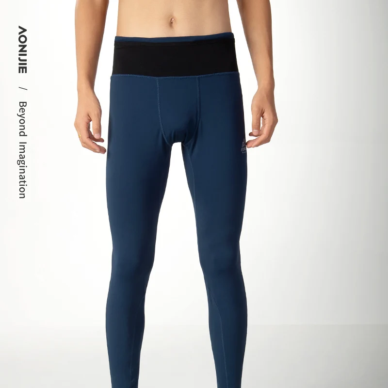 AONIJIE Man Male Running Quick Drying Compression Pants Elastic Tights Leggings For Fitness Cycling Jogging sports leggings compression pants