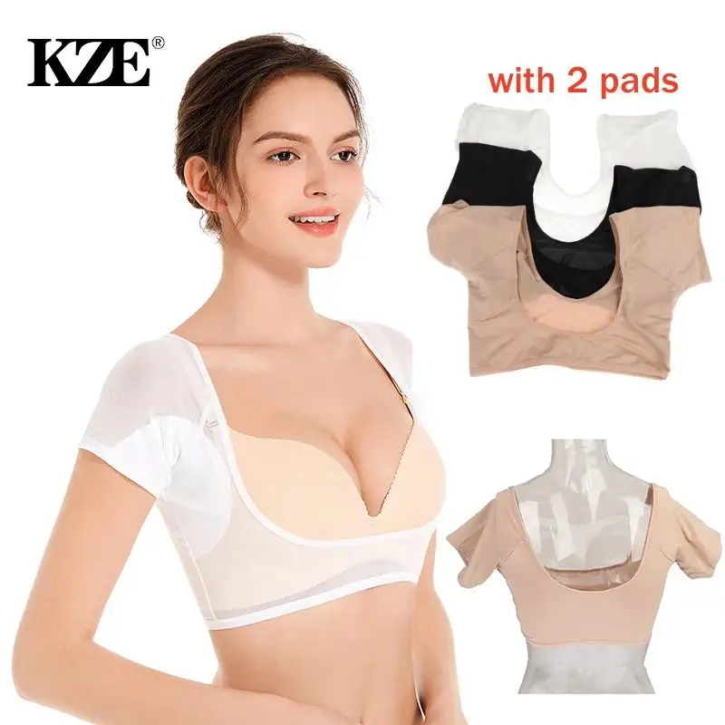 

Washable T-shirt Shape Sweat Pads Underarm Armpit Sweat Pads Reusable Perfume Absorbing Guards Shield Desodorante For Women