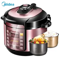 Midea Rice Cooker 5/ 6L Double Inner Pots 24h Reservation Pressure Cooker Non-stick Multicooker Electric Rice Cookers Make Soup 1