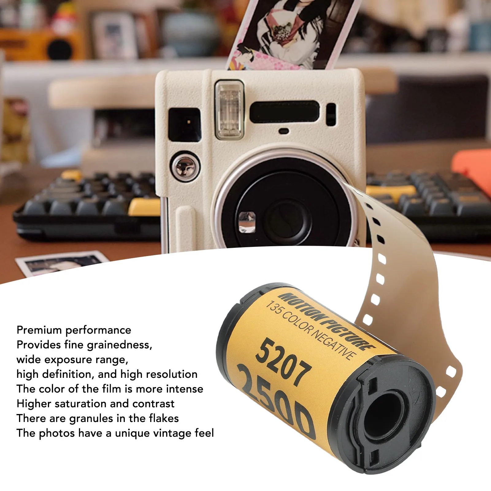 35mm Color Print Film Professional Wide Exposure Range ECN 2 Process Colour Print Camera Film for 135 Camera Color Print Film