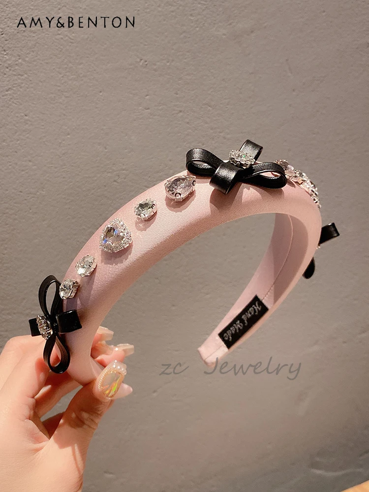 

Аксессуары для волос с бантом для девушек, розовые аксессуары для волос с высоким чувствительностью, элегантные универсальные заколки для волос принцессы для девочек, банты для волос в стиле "Лолита"