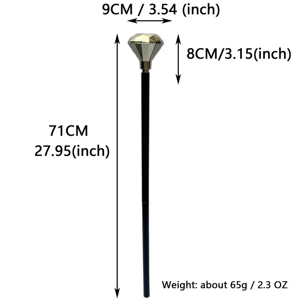 Funny Gemstone Scepter Wand Wizard Scepter Cosplay Dollars Diamond Party Prom Show Dress Up Kids Gift