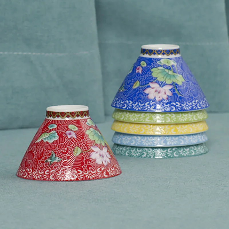 Ceramic Chinese Tea Set, Handmade Flower, Peony, Lotus, Traditional Porcelain Kung Fu Tea Pot and Cup Bowl, Tea Ceremony Set G