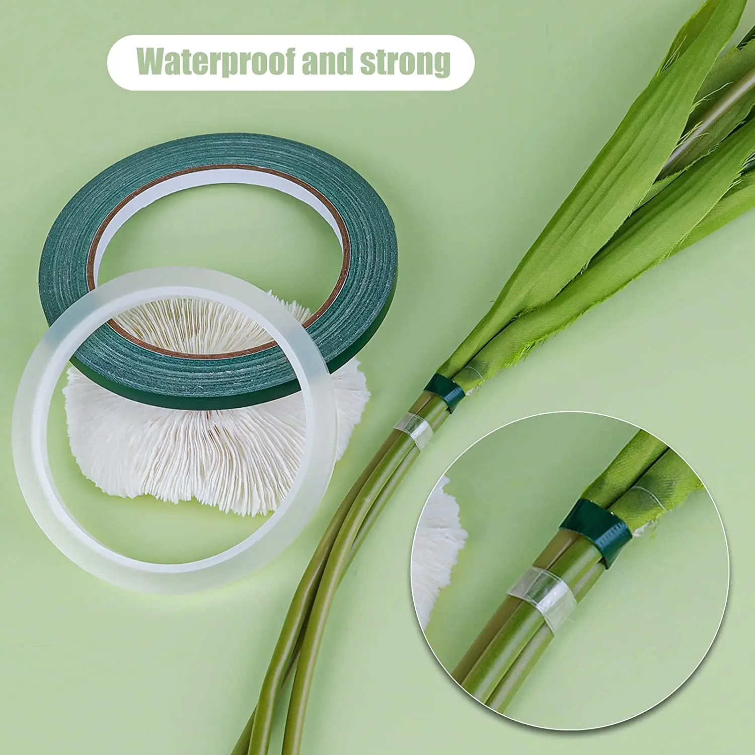 Clear Floral Tape Waterproof Florist Tape for Fresh Flower Crafts Flower  Arrangements Supplies Bouquet Stem Wrapping and Floral