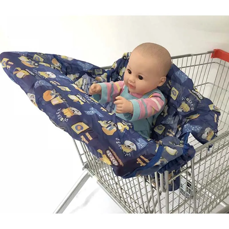 2in1 Portable Baby Stroller Cover Children's Dining Chair High Chair Dust Cover Supermarket Shopping Cart Dust