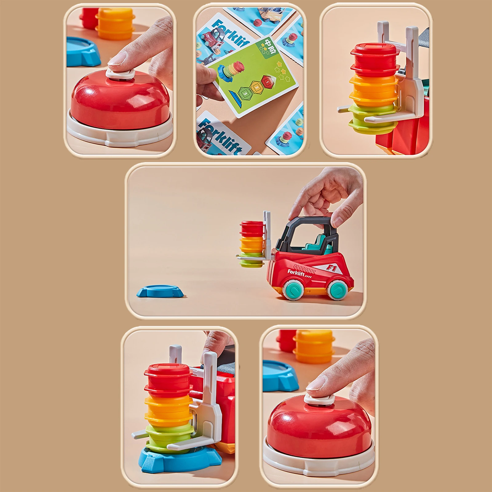 Crazy Forklift Training Ability To Respond To Kids Toys Interactive Board Games Early Educational Parent-child Matching Toy Gift 6