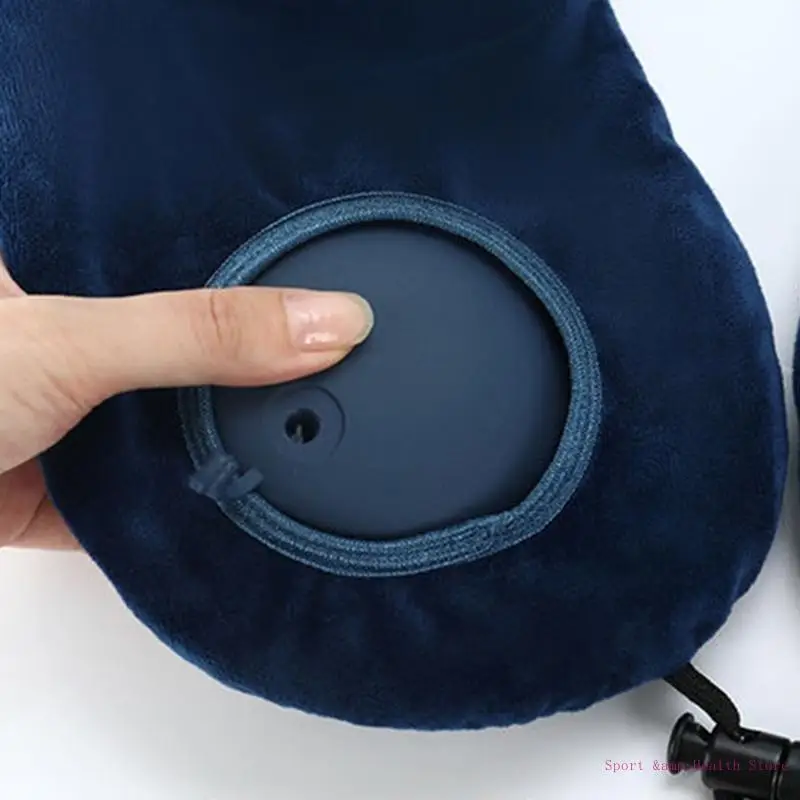 Neck Cushions for Neck Support for Aircraft Office, Press to Inflate Pillow