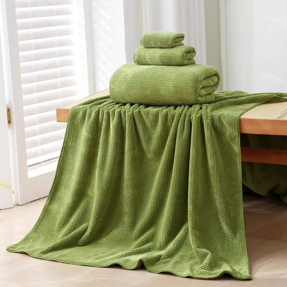 Oversized Microfiber Bath Sheet Set 2