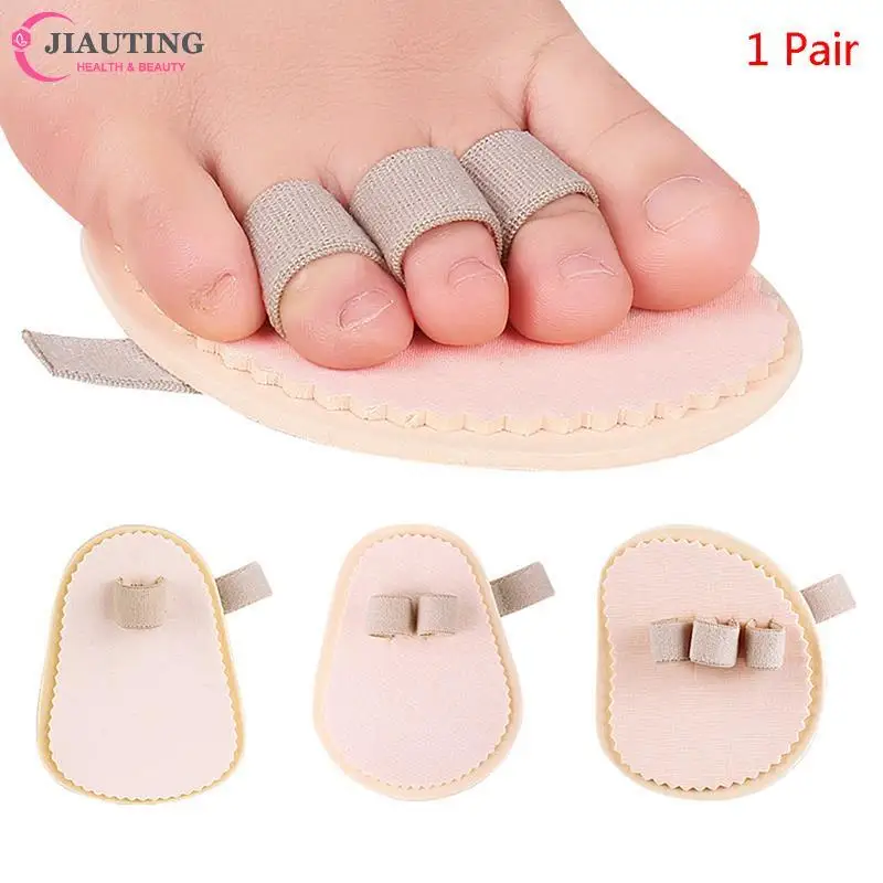 1 Pair Soft Forefoot Pads Bunion Corrector Toe Separator Straightener Thumb Valgus Protector Toes Juanete Spreader Corrector