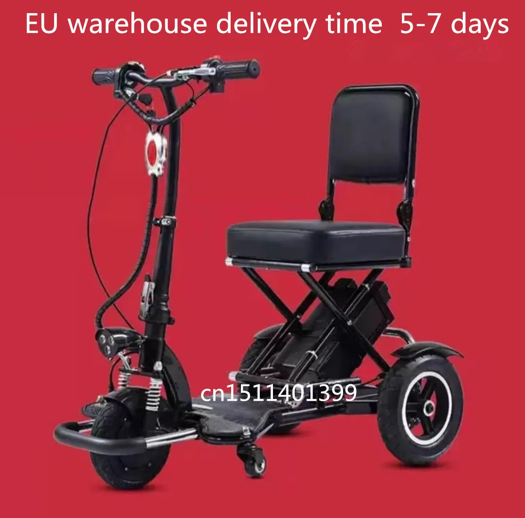 Magazzino Ue 3-7 Giorni 48 V12A 40-50Km Pieghevole Triciclo Elettrico Anziani Mobilità Scooter Disabili Tre Ruote Trike