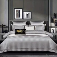 Luxury Striped Duvet Cover Set – 2/3 Piece  Bedding  All-Season Comfort Includes Duvet Cover and Pillowcases (No Insert)