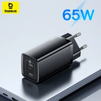 Baseus 65W GaN Charger Quick Charge 4.0 Type C PD Charger USB Charger for iPhone 17 16 15 Samsung Xiaomi Fast Charger For Laptop