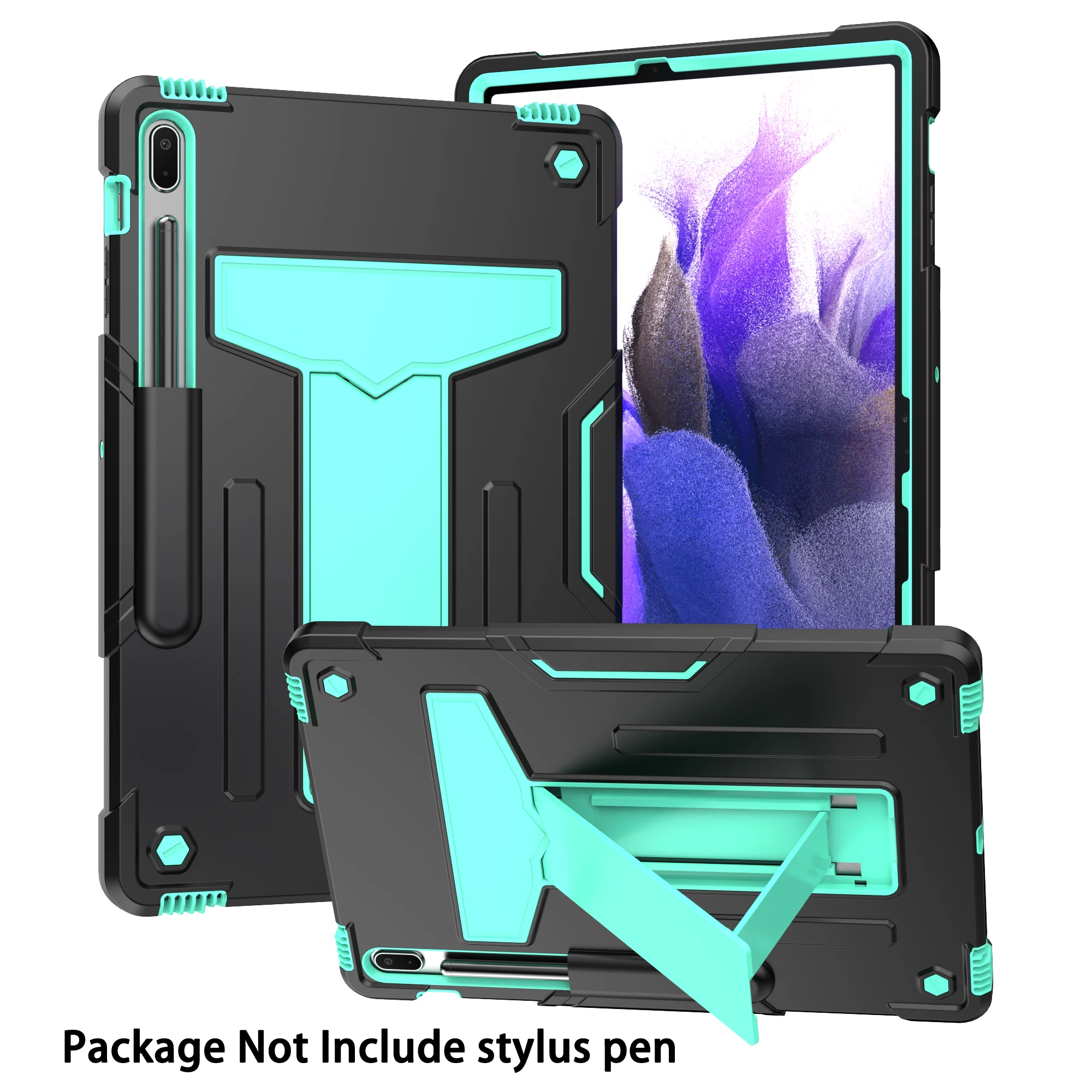 3-in-1 Tablet Case with All-Round Protection and T-Shaped Stand