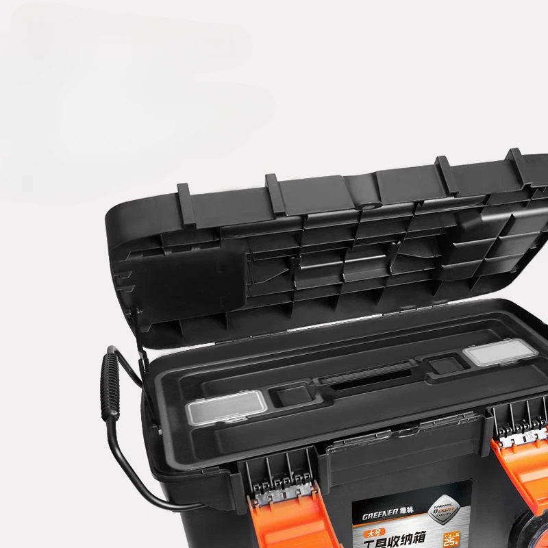 Wheels Tool Box Hard Case Professional Tool Box Flight Case Accessories Waterproof Multifunctional Suitcase Plastic Storage