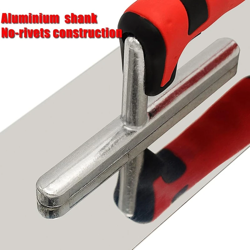Stainless Steel Pool Trowel Drywall Plastering Masonry Construction Kit Flat Finishing Trowel (14" X 4" & 11"X4" & 10"X3")