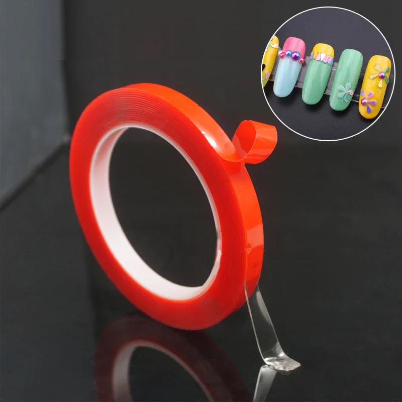 DoubleSidedNailArtAdhesiveTapeForFalseTipsNailArtDisplayCreativeDesignNail