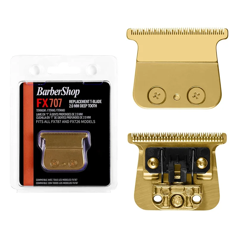 Lame Di Ricambio Per Trimmer Babylisspro Fx787 E Fx726, Lame Di Ricambio Fx707 Oro