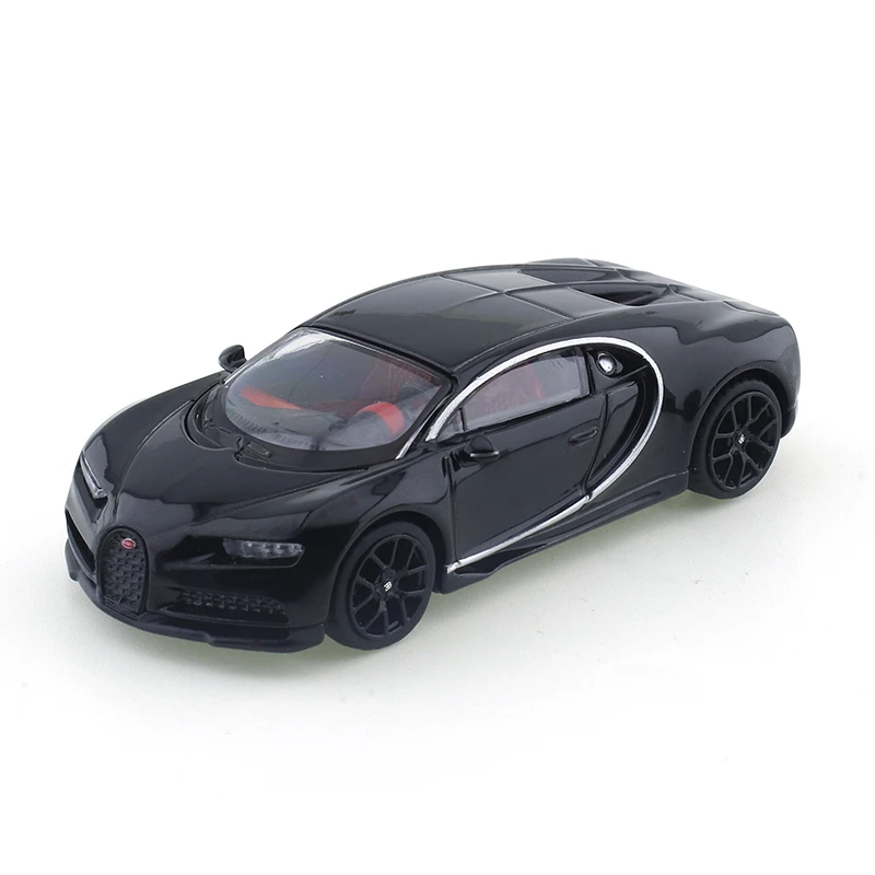 JKM 1/64 Bugatti Chiron Sports Car Alloy Toys Motor Vehicle Diecast Metal Model Kids Xmas Gift Toys for Boys 4