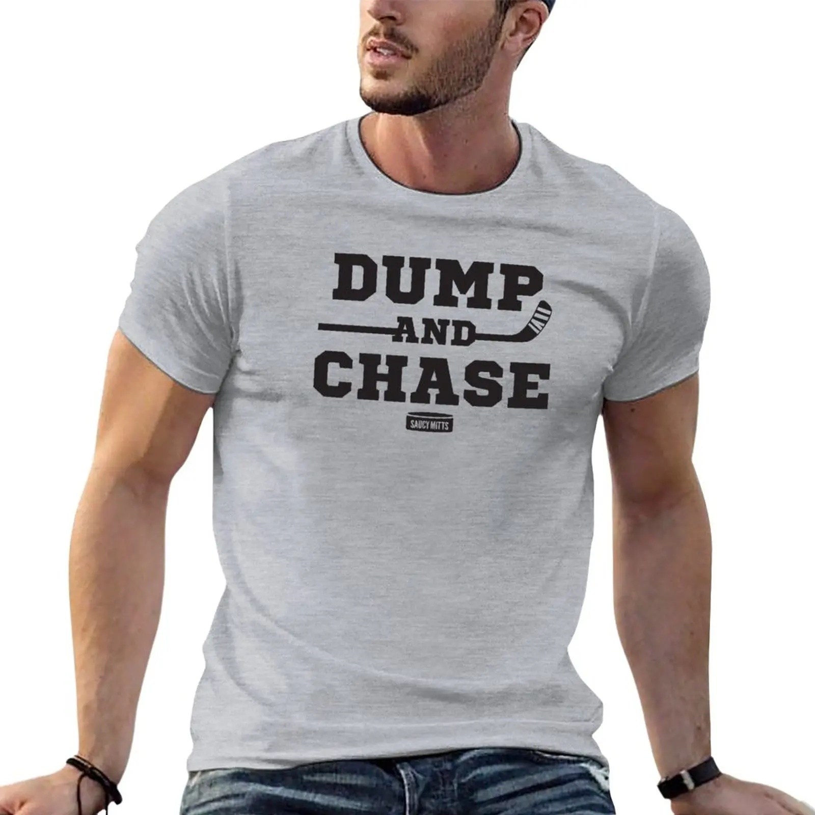 

New Dump and Chase Hockey 2 T-Shirt Oversized t-shirt custom t shirt mens graphic t-shirts big and tall
