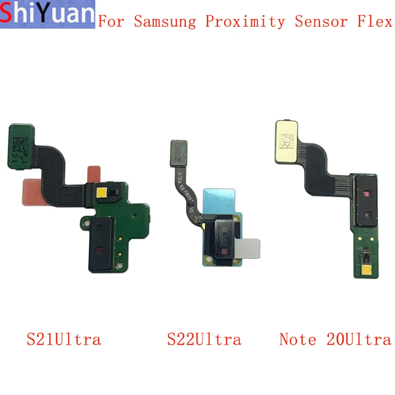Light Proximity Sensor Flex Ribbon For Samsung S21 Ultra S22 Ultra Note