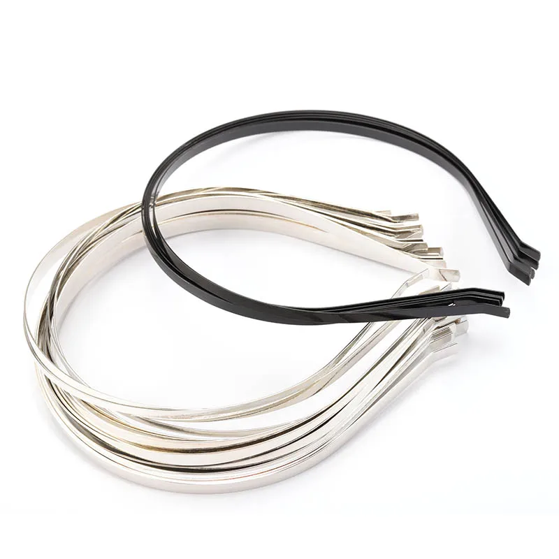 5pcs Metal Head Band Hairwear Hair Bands Blank Base Setting for