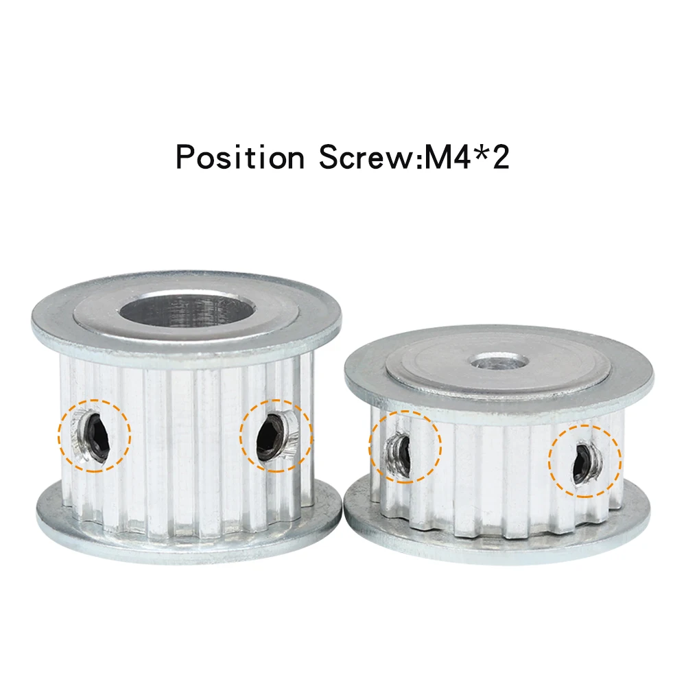 타이밍 풀리 T5-15T 보어 5/6/6.35/7/8/10/12/14mm 합금 바퀴 AF 모양 피치 5mm 일치 T5 폭 10/15mm 타이밍 벨트